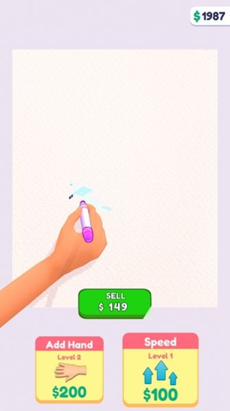 闲置的绘画手