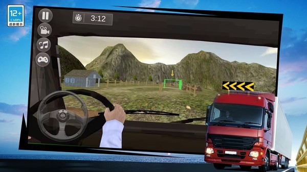 模拟驾驶卡车运货3d3 