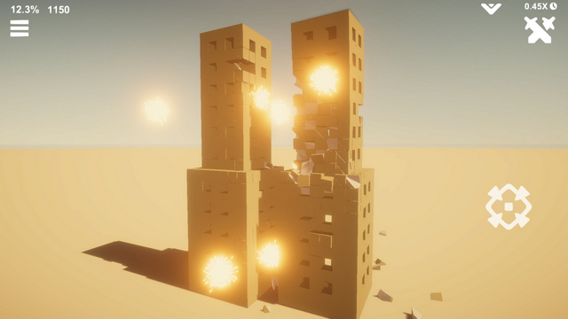 沙漠破坏沙盒模拟1 